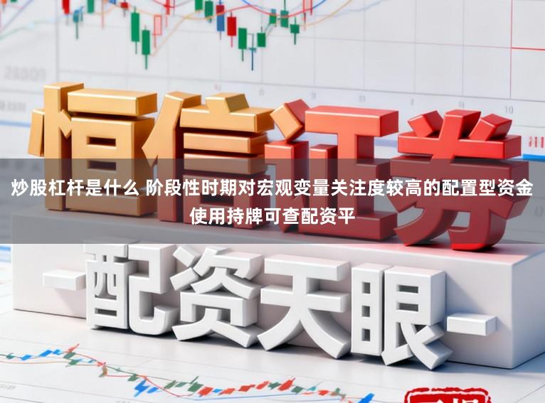 炒股杠杆是什么 阶段性时期对宏观变量关注度较高的配置型资金使用持牌可查配资平