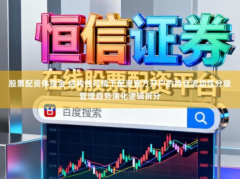 股票配资体验金 结构性行情下配资官方开户的持仓流动性分级管理趋势演化逻辑拆分